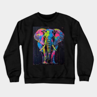 Elephant Endangered Status Crewneck Sweatshirt